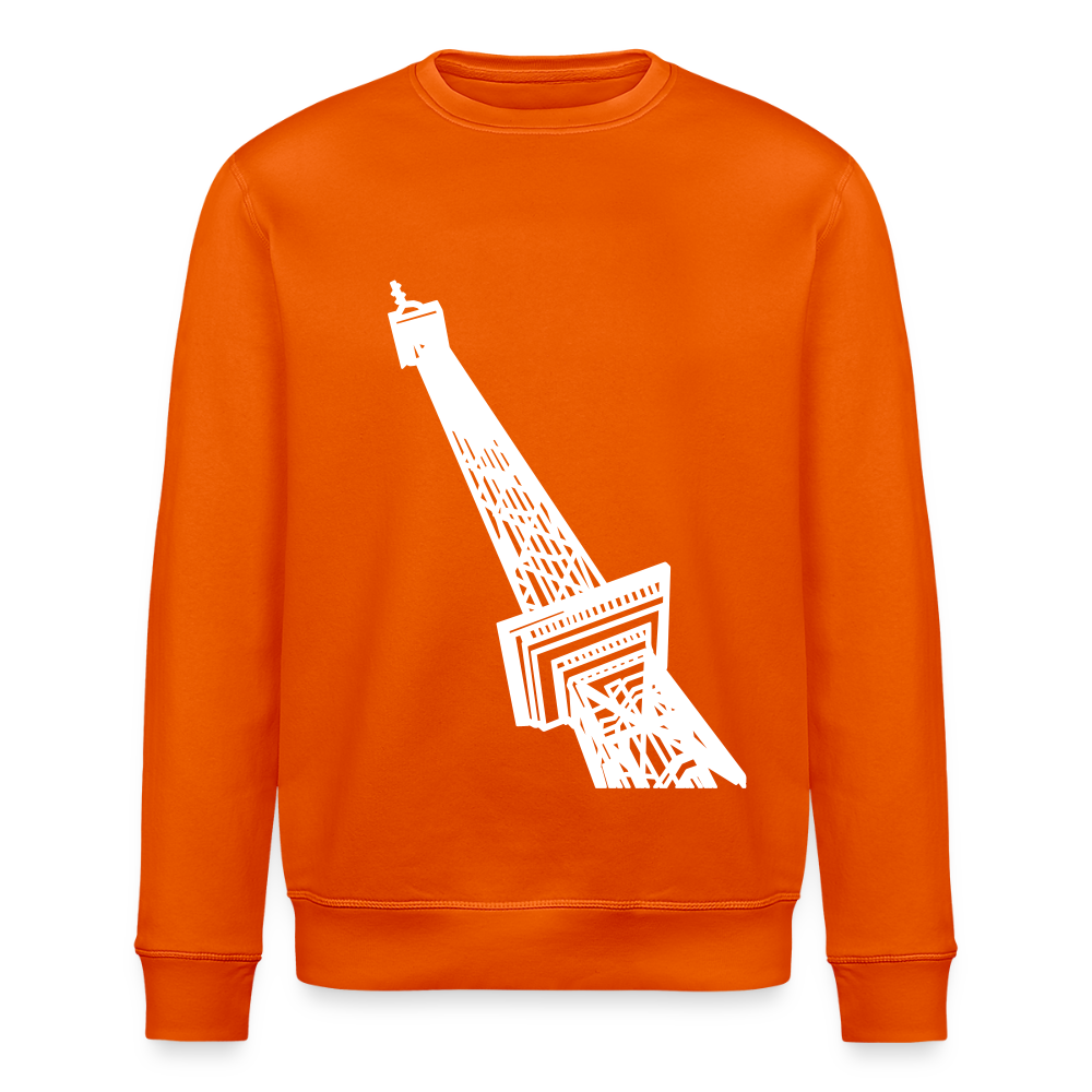 Der Funkturm - Unisex Bio Sweatshirt - Tieforange
