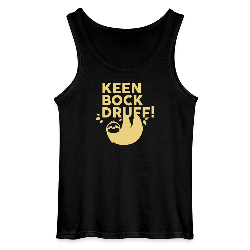 Keen Bock druff! - Männer Tank Top - Schwarz