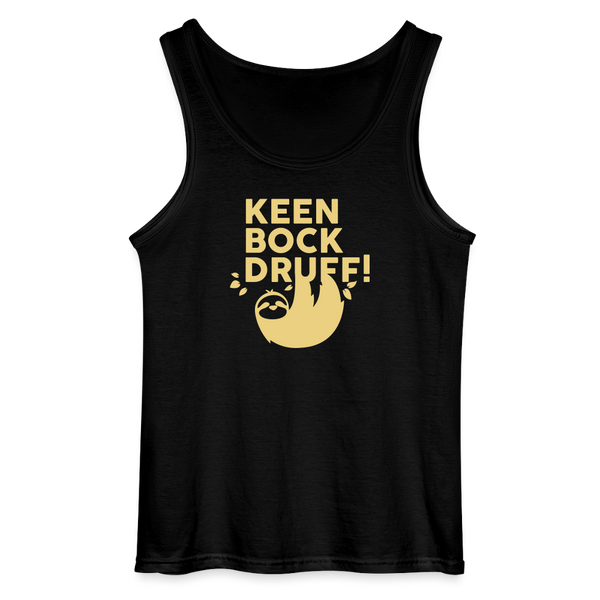 Keen Bock druff! - Männer Tank Top - Schwarz