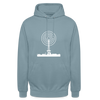 Funkturm im Fokus - Unisex Hoodie - Nebelblau