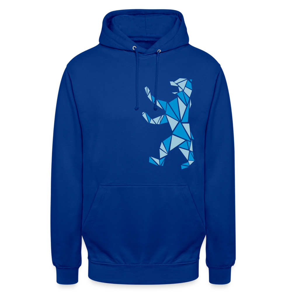Berliner Bär Geometrie - Unisex Hoodie - Royalblau