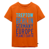 Treptow Planet Earth - Kinder Premium T-Shirt - Orange
