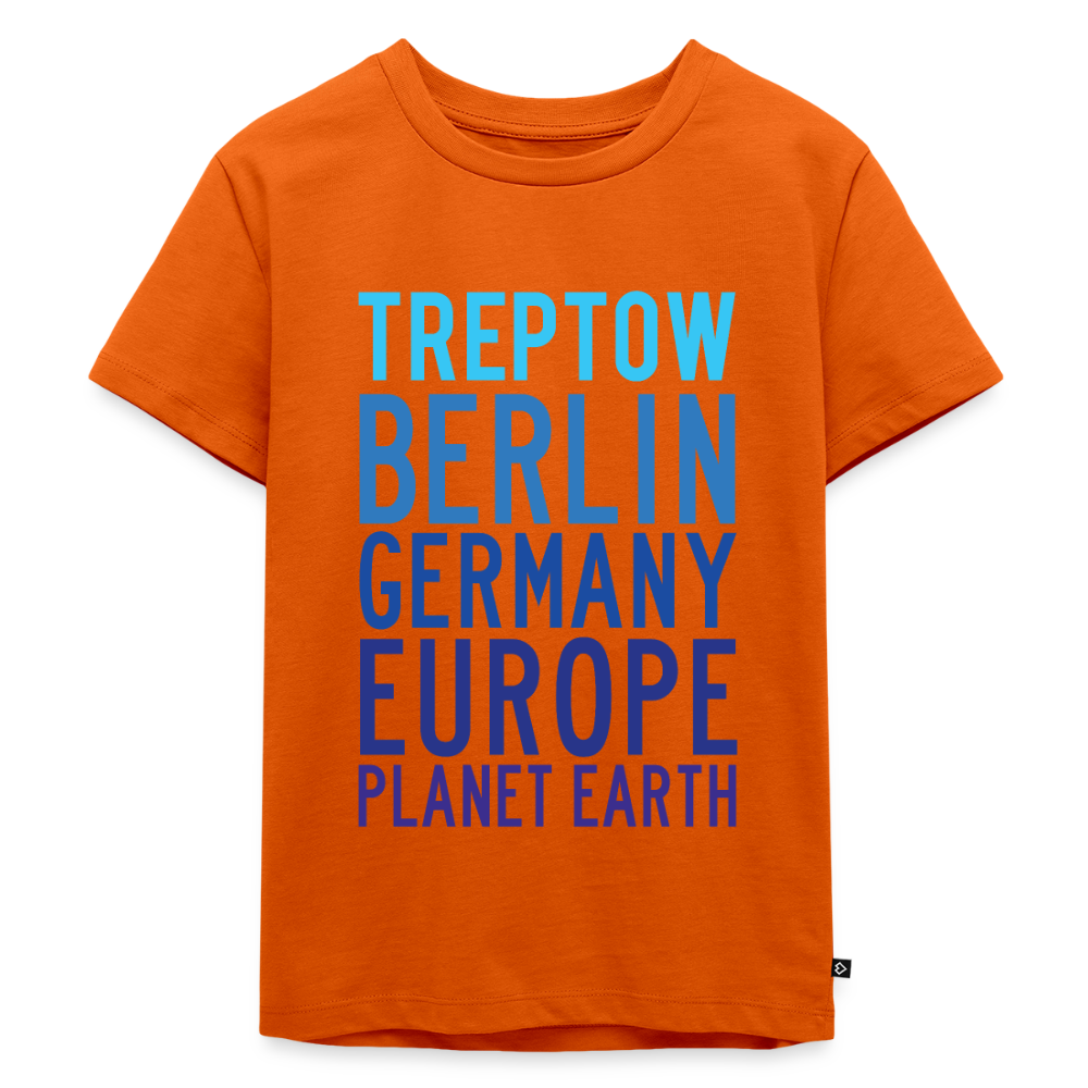 Treptow Planet Earth - Kinder Premium T-Shirt - Orange