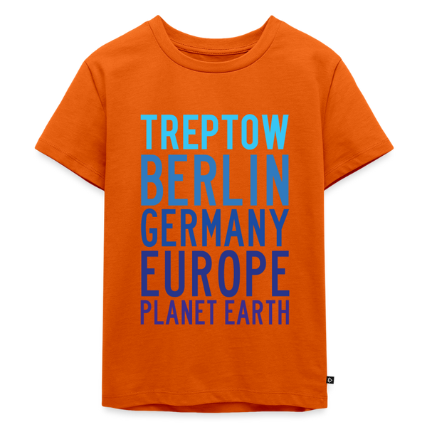 Treptow Planet Earth - Kinder Premium T-Shirt - Orange 
