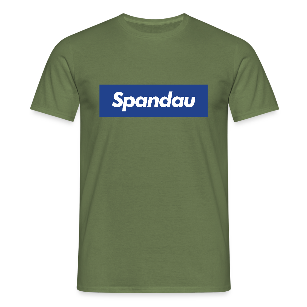 Spandau blau - Männer Premium T-Shirt - Militärgrün