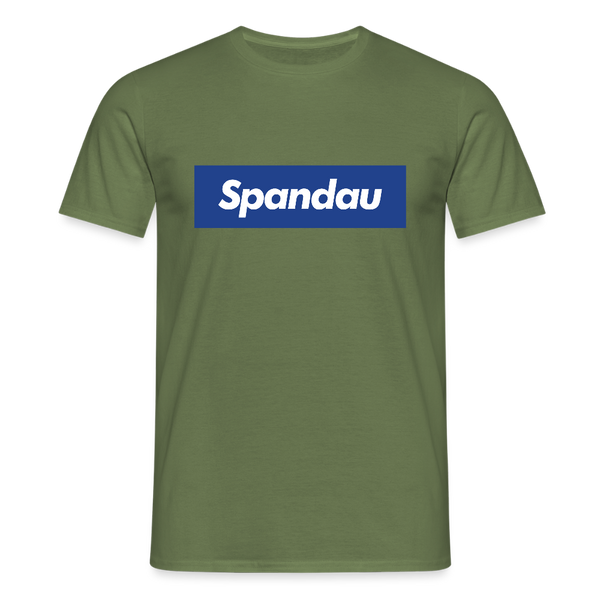 Spandau blau - Männer Premium T-Shirt - Militärgrün