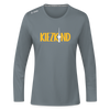 Kiezkind - Frauen Sport Langarmshirt - Grau