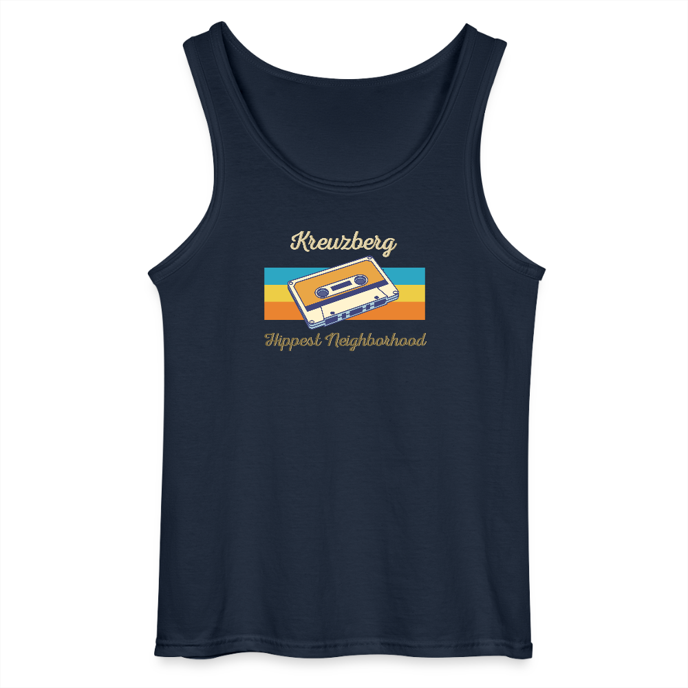 Kreuzberg Hippest Neighborhood - Männer Tank Top - Navy