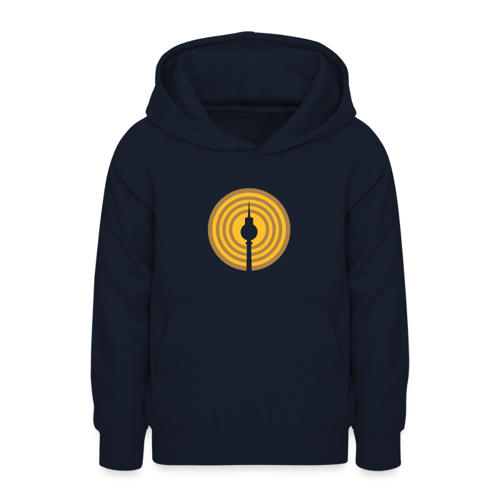 Berlin im Fokus - Teenager Hoodie - Navy