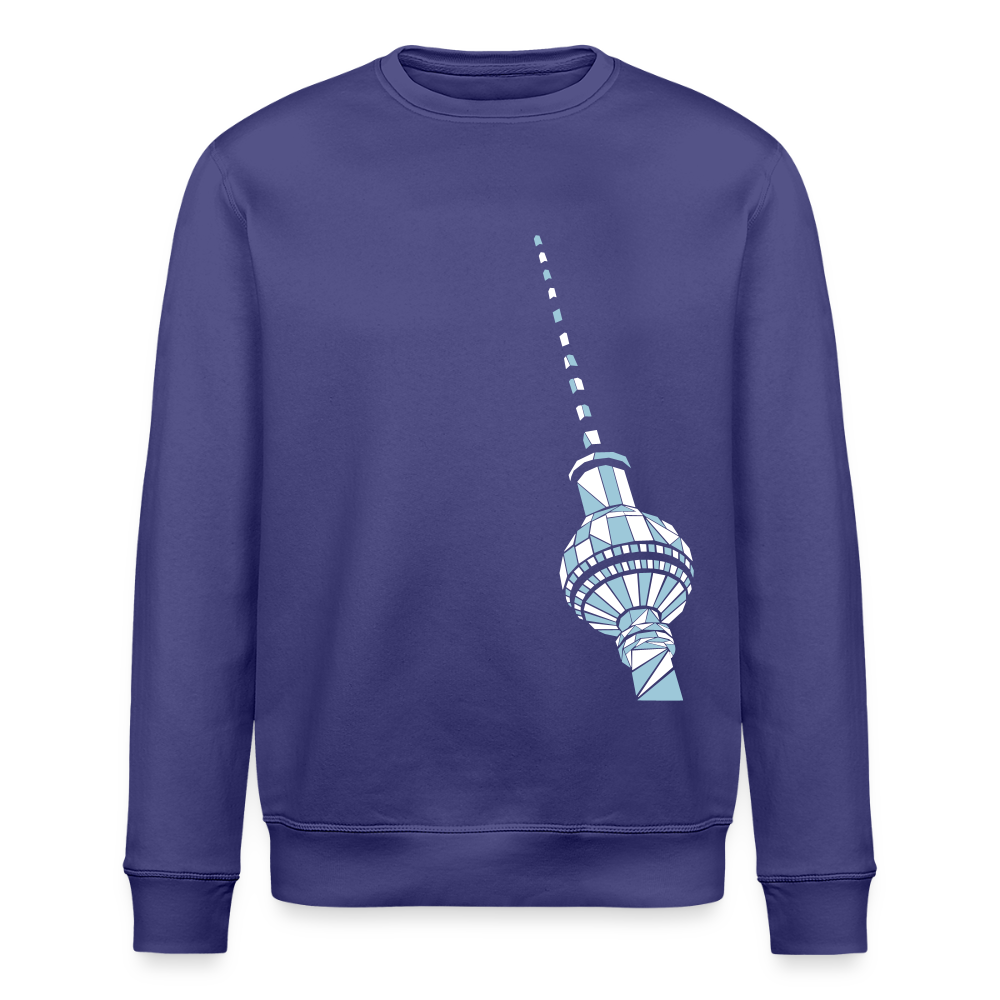 Fernsehturm Geometrie - Unisex Bio Sweatshirt - Dämmerung