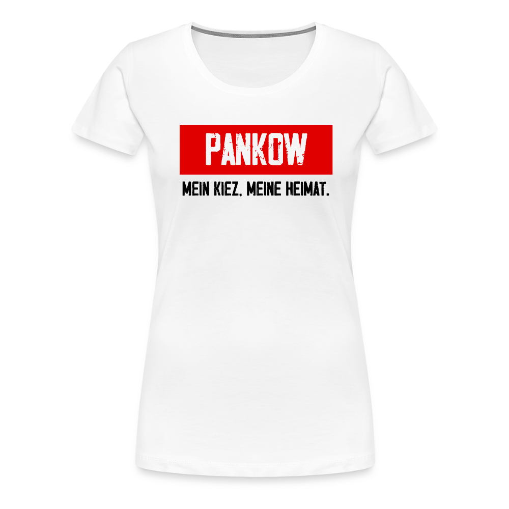 Mein Kiez meine Heimat - Frauen Premium T-Shirt - Weiß