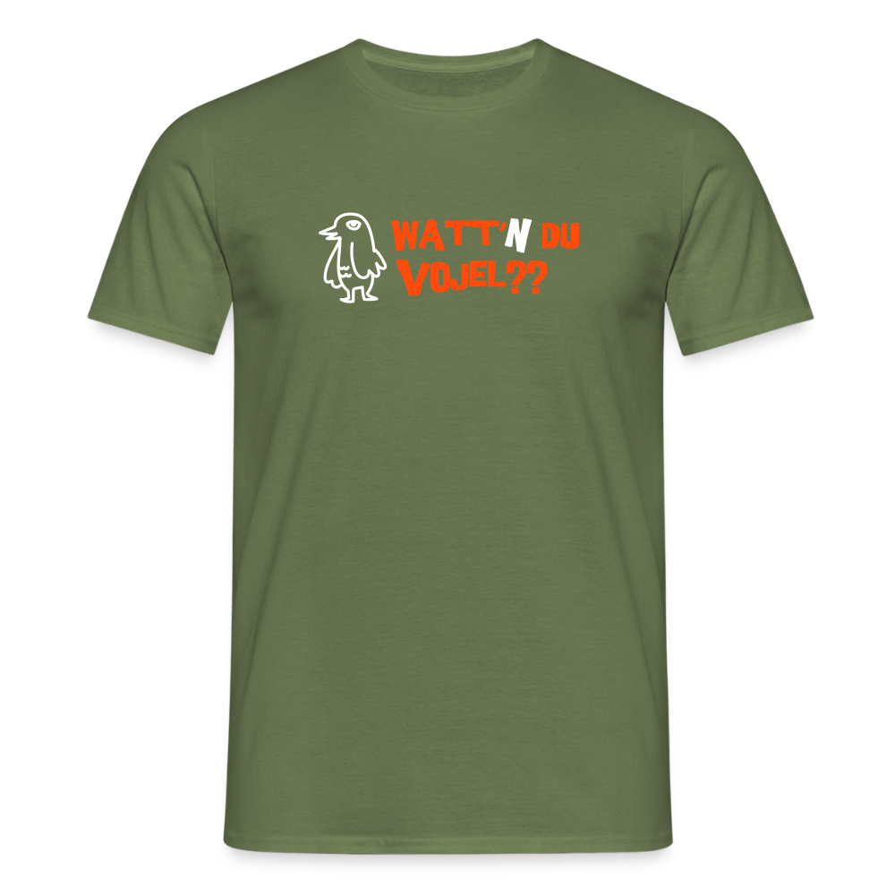 Watt'n du Vojel - Männer Premium T-Shirt - Militärgrün