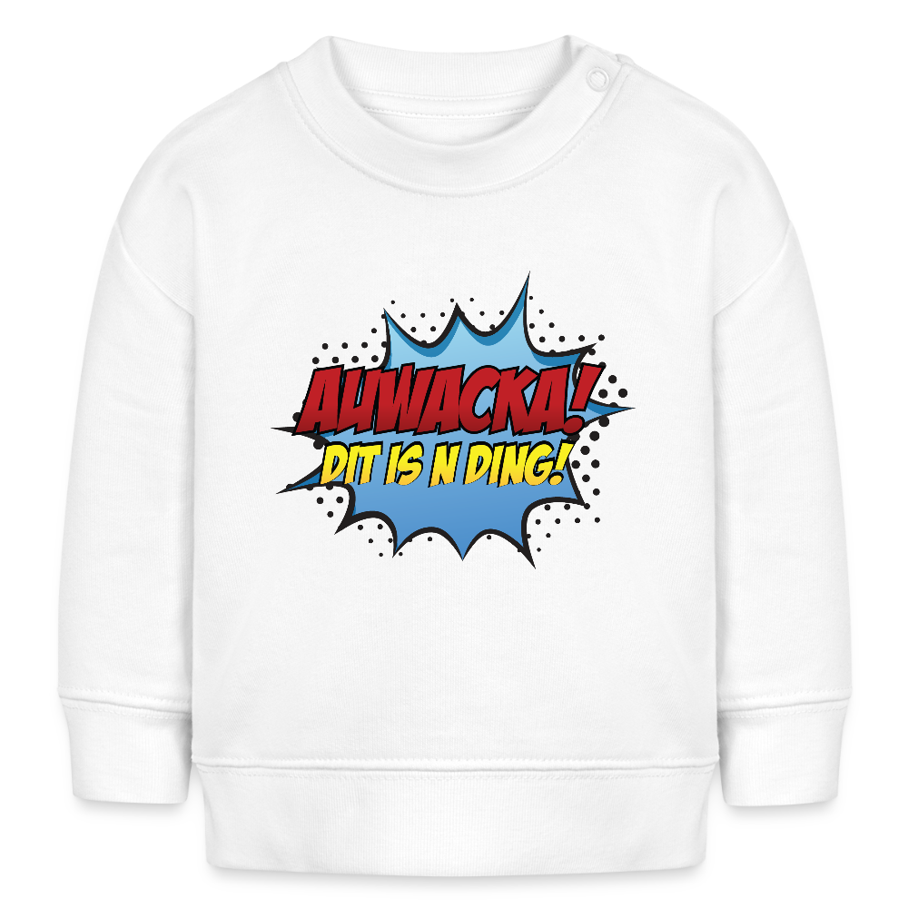 Auwacka! - Baby Bio Pullover - Weiß