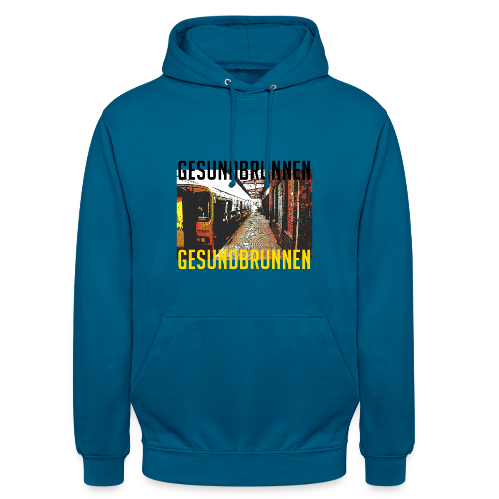 Gesundbrunnen - Unisex Hoodie - Tiefseeblau 