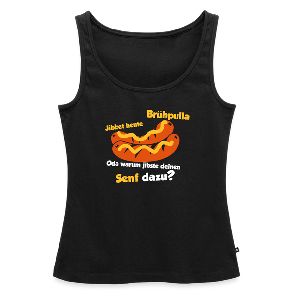Jibbet Brühpulla - Frauen Bio Tank Top - Schwarz