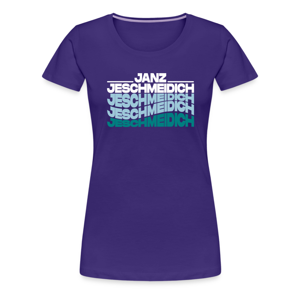 Janz Jeschmeidich - Frauen Premium T-Shirt - Lila