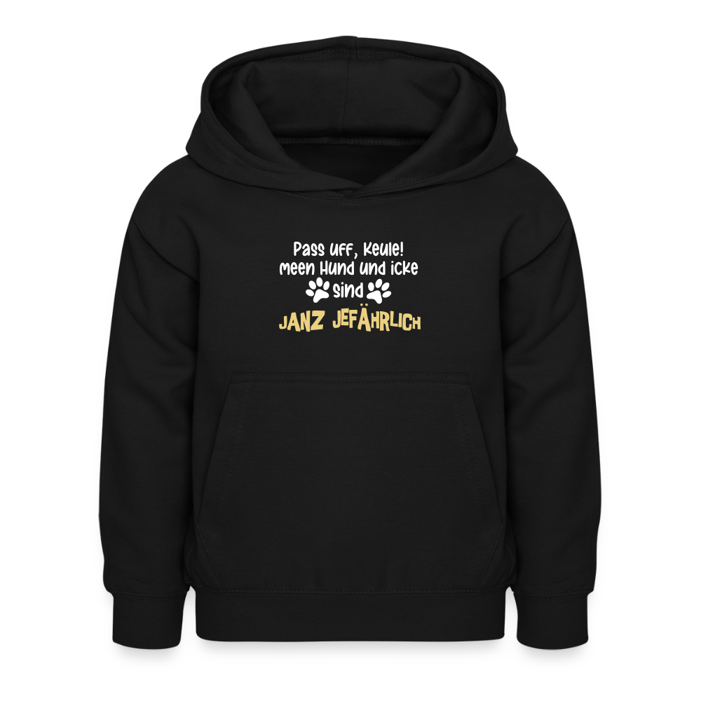 Janz Jefährlich - Kinder Hoodie - Schwarz