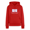 U6 - Frauen Premium Hoodie - Rot