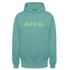 Nett kann ick och, bringtabanüscht! - Unisex Hoodie - Pastelltürkis