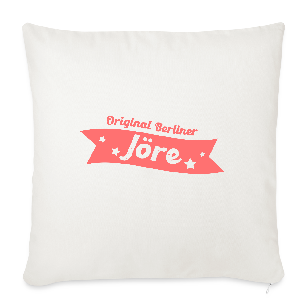 Berliner Jöre - Sofakissen mit Füllung (45 x 45 cm) - Naturweiß
