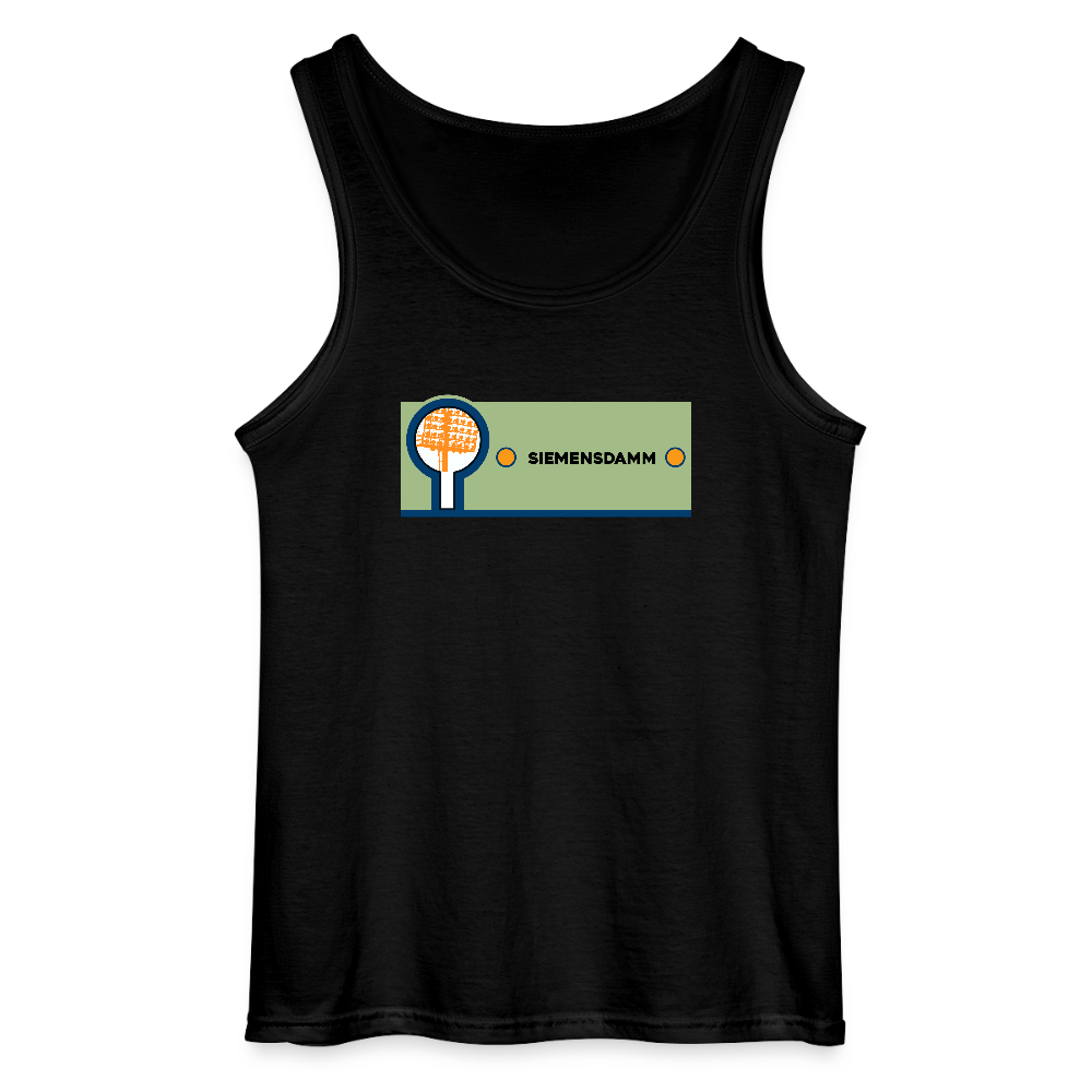 Siemensdamm - Männer Tank Top - Schwarz