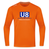 U8 - Männer Sport Langamshirt - Neonorange