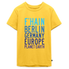 F'hain - Planet Earth - Teenager Premium T-Shirt - Gelb