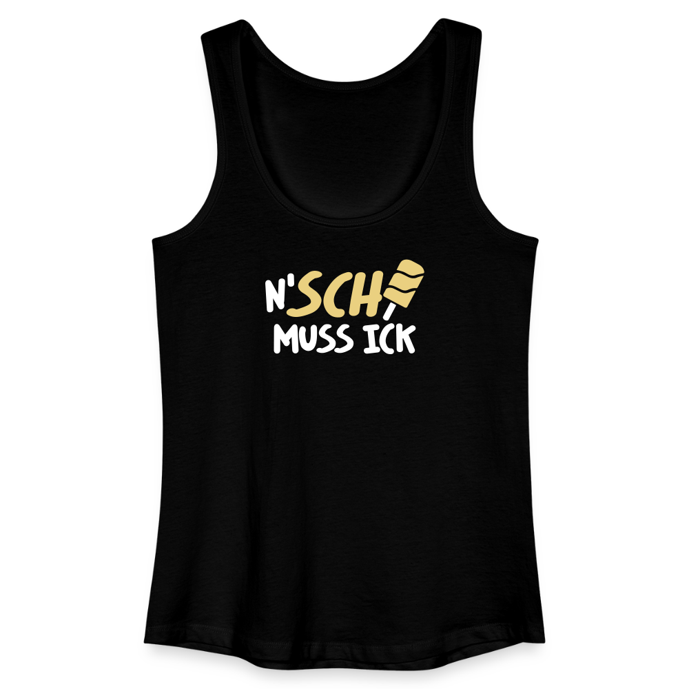 N'SCH... MUSS ICK - Frauen Bio Tank Top - Schwarz