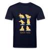 Bären Yoga - Unisex Bio T-Shirt - Navy