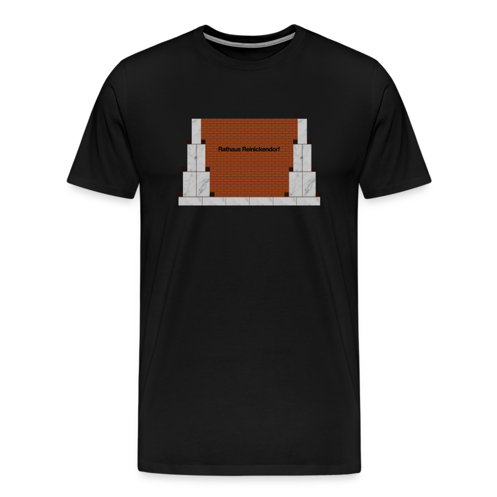 Rathaus Reinickendorf - Männer Premium T-Shirt - Schwarz