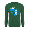 Berliner Bär bei Nacht - Unisex Pullover - Grün