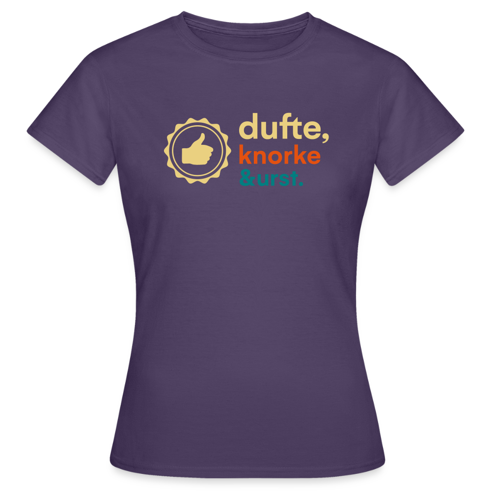 Dufte, Knorke, Urst - Frauen Premium T-Shirt - Dunkellila