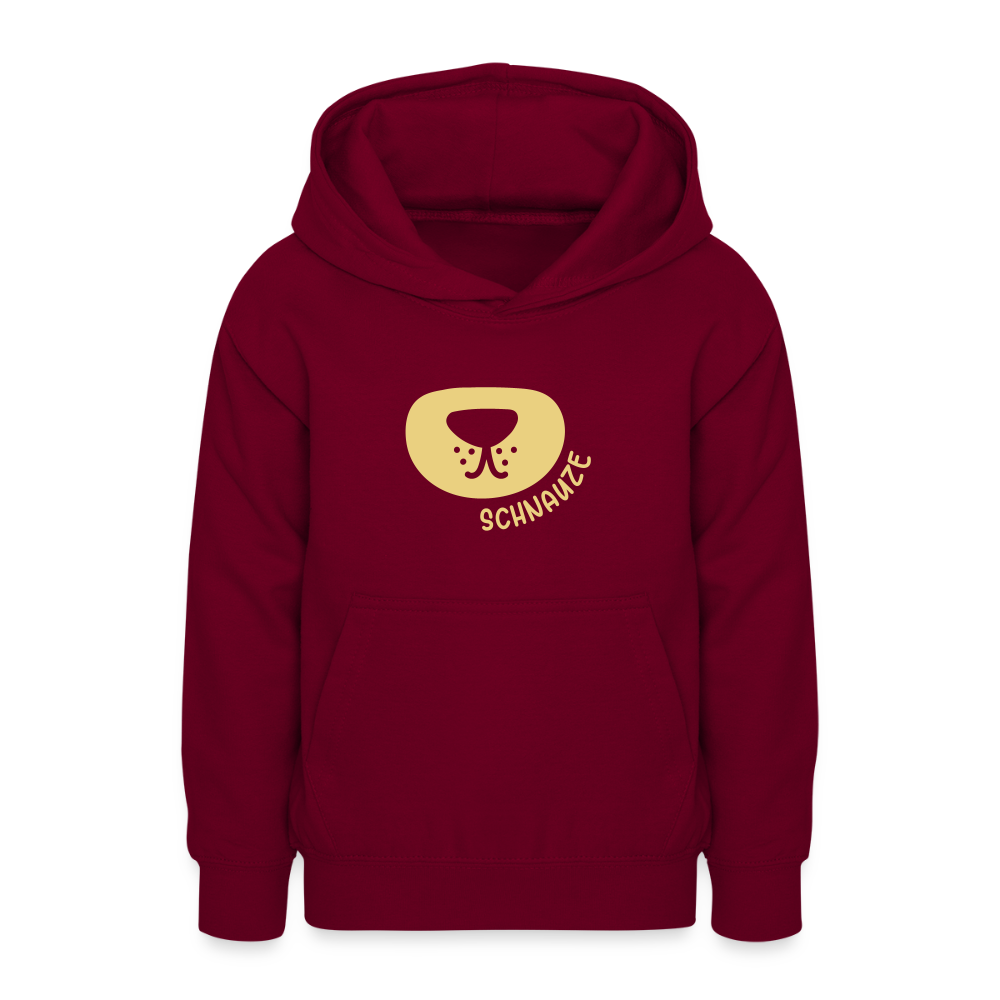 Schnauze - Teenager Hoodie - Bordeaux