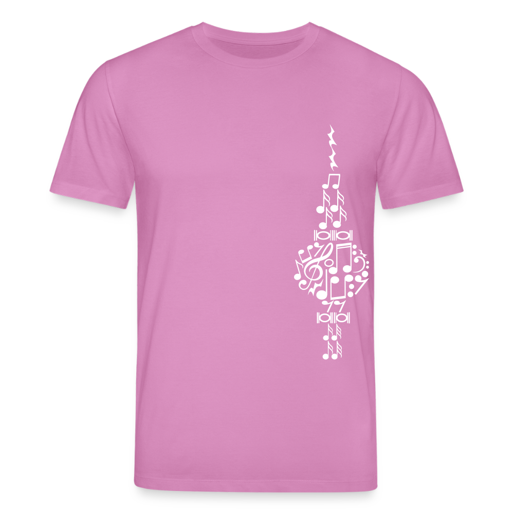 Fernsehturm der Noten - Unisex Bio T-Shirt - Pink