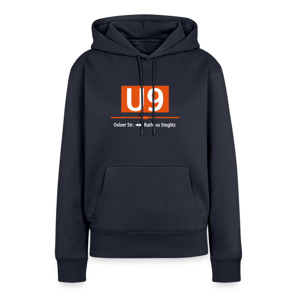 U9 - Frauen Premium Hoodie - Navy