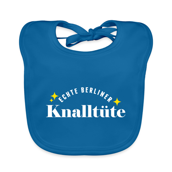 Echte Berliner Knalltüte - Lätzchen - Pfauenblau