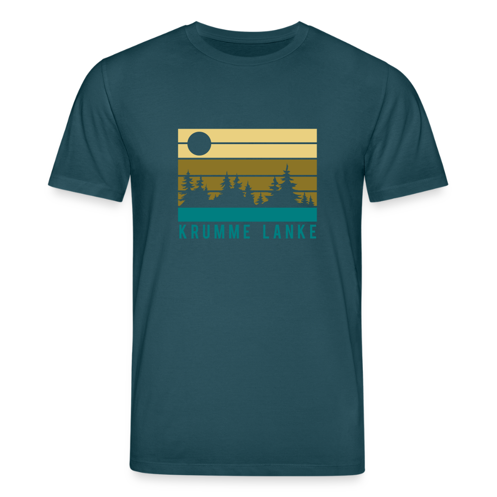 Krumme Lanke - Unisex Bio T-Shirt - Dunkles Petrol