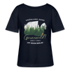 Grönland oder Grunewald - Relaxed Rundhals Frauen Bio-T-Shirt - Navy