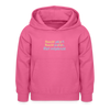 Nüscht jehört, nüscht jesehen, aba allet mitjekricht. - Kinder Hoodie - Pink