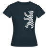 Berliner Bär im Netz - weiß - Frauen Premium T-Shirt - Navy