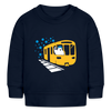 Bär in U-Bahn Kommt - Baby Bio Pullover - Navy
