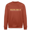 Misstrau' Kamel'n! (trinken wöchentlich) - Unisex Bio Sweatshirt - Terrakotta