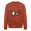 Fahrradtour Berlin - Unisex Bio Sweatshirt - Terrakotta