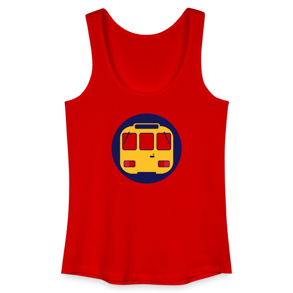 U-Bahntunnel - Frauen Bio Tank Top - Rot