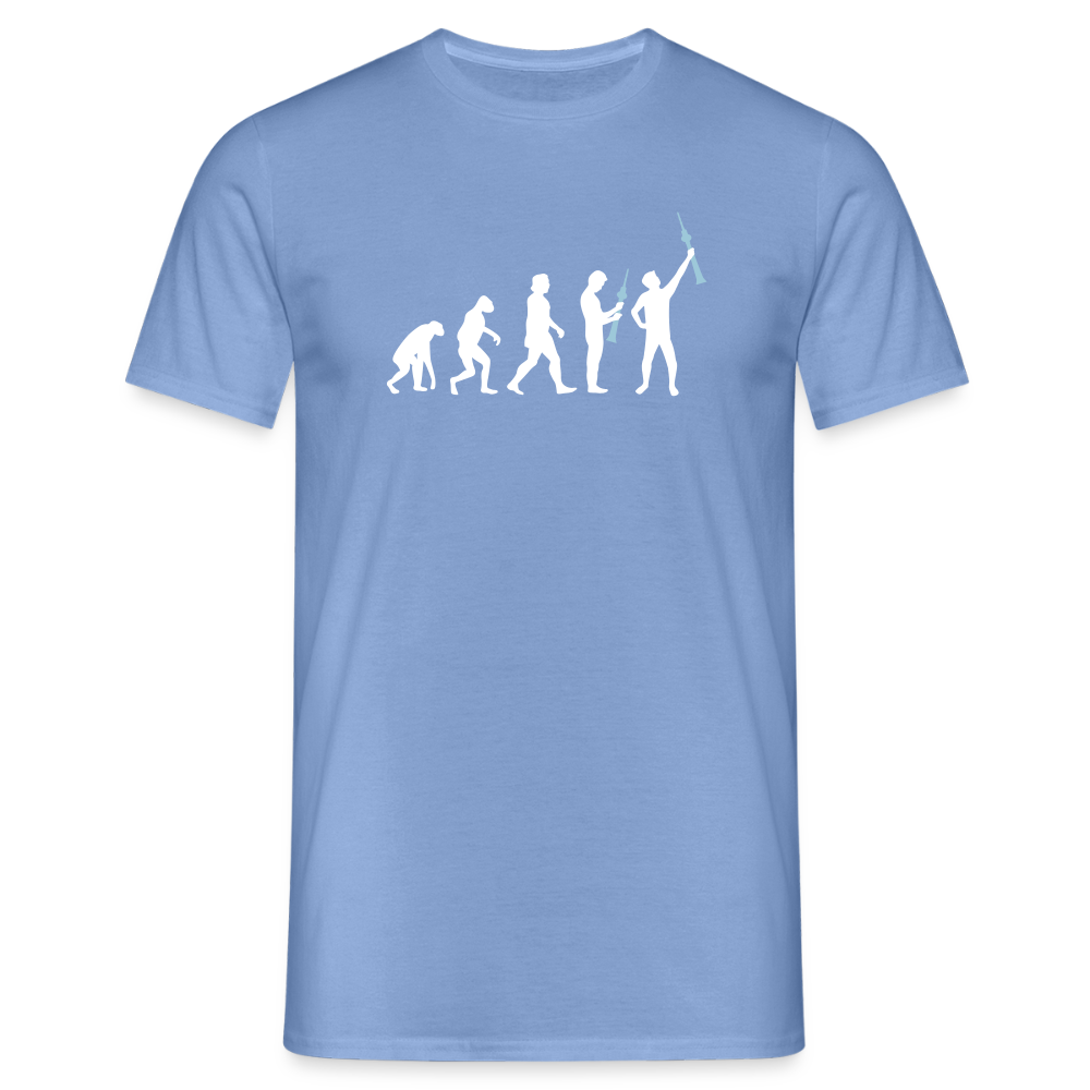 Evolution - Männer Premium T-Shirt - carolina blue