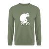 Fahrradbär - Unisex Pullover - Armeegrün