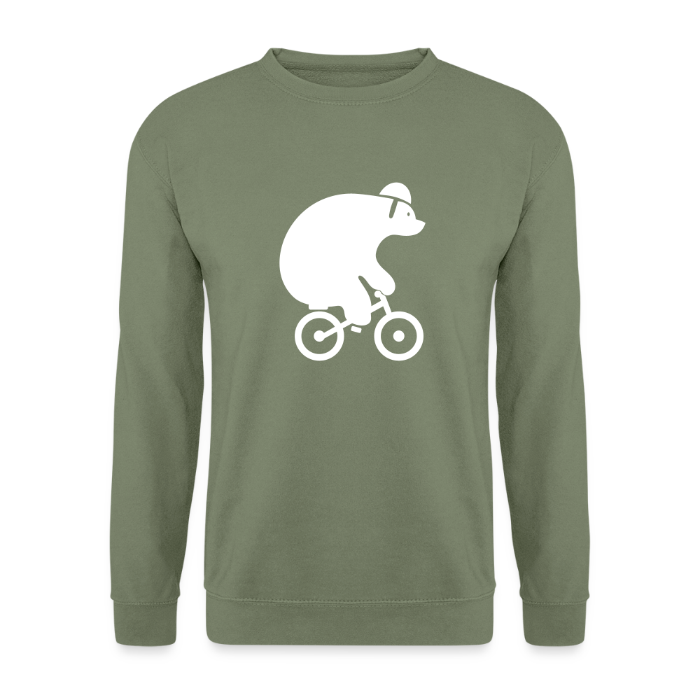 Fahrradbär - Unisex Pullover - Armeegrün