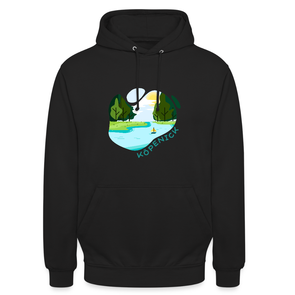 Köpenick am Wasser - Unisex Hoodie - Schwarz
