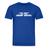Janz jenau! Ick bin dein Vata! - Unisex Bio T-Shirt - Dunkelblau