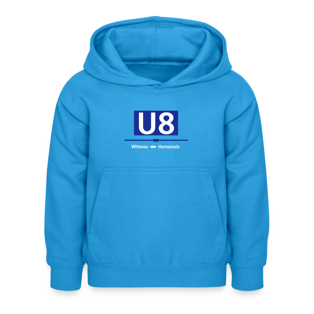 U8 - Kinder Hoodie - Meeresblau